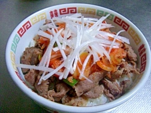 ネギキム豚丼